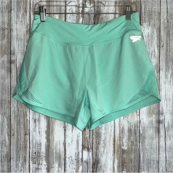 Reebok Pants - Reebok Light Blue Green Shorts